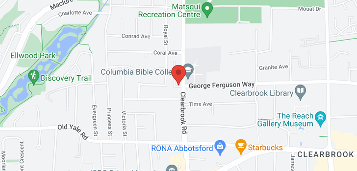 map of 2895 CLEARBROOK ROAD